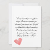 Elegante Kaart voor Valentijn - (Achterkant)