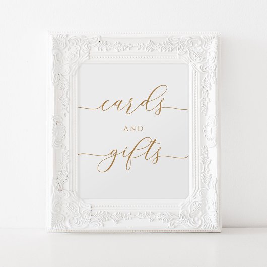 Elegante Kaarten en Cadeaus Bord Poster