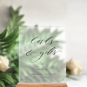 Elegante Kaarten en Cadeaus Bruiloft Frosted Style Acryl Bord