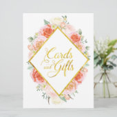 Elegante kaarten en cadeautjes voor tabeltekst - 6 (Staand voorkant)