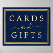 Elegante Kaarten en echte Folie-bruiloft Folie Afdrukken (Voorkant)