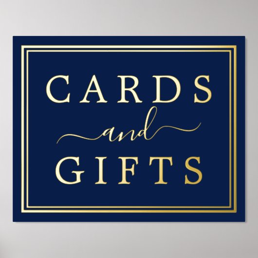 Elegante Kaarten en echte Folie-bruiloft Folie Afdrukken (Voorkant)