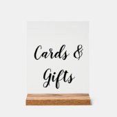 Elegante Kaarten en Geschenken Acryl Teken Acryl Bord (Voorkant)