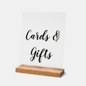 Elegante Kaarten en Geschenken Acryl Teken Acryl Bord (Hoek)