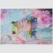 Elegante Kabouter Theeservies Moederdag Cadeau Tissuepapier (Voorkant)