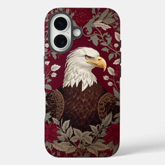 Elegante Kale Adelaar William Morris Geïnspireerd Case-Mate iPhone Case (Achterkant)