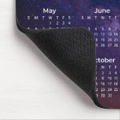 Elegante Kalender 2024 op Melkweg | Mousepad Muismat (Hoek)