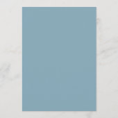Elegante kalligrafie 5x7" Trouwtafel Flat Menu (Achterkant)
