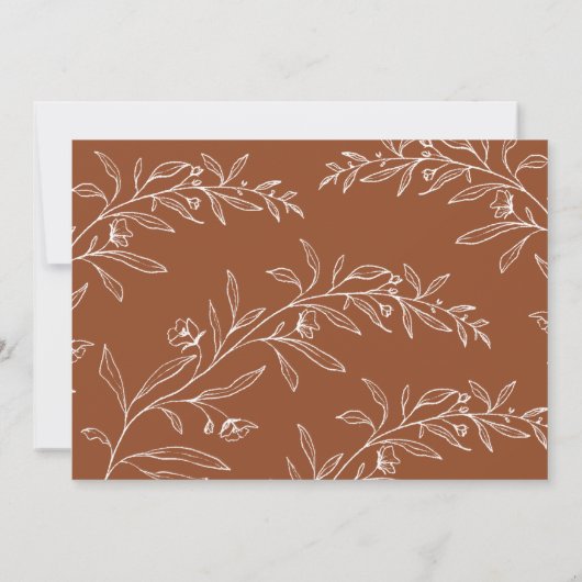 Elegante kalligrafie aangepaste foto bruiloft bedankkaart (Achterkant)