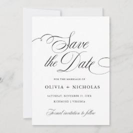 Elegante kalligrafie Amerikaanse stijl handschrift Kaart