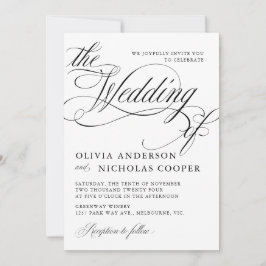 Elegante kalligrafie Amerikaanse stijl handschrift Kaart