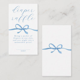 Elegante kalligrafie Blauwe Jongens Baby Shower Informatiekaartje