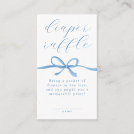 Elegante kalligrafie Blauwe Jongens Baby Shower Informatiekaartje
