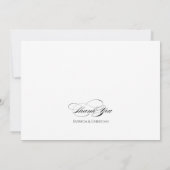 Elegante kalligrafie Bruiloft RSVP minimalistische Kaart (Achterkant)