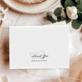 Elegante kalligrafie Bruiloft RSVP minimalistische Kaart