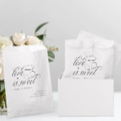 Elegante kalligrafie Classy Luxe bruiloft Bedankzakje