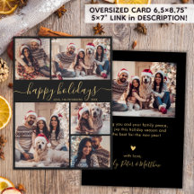 Elegante kalligrafie collage Kerstmis gelukkig