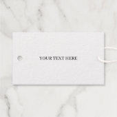 Elegante kalligrafie Dankbaar Goud Cadeaulabels (Achterkant (horizontaal))
