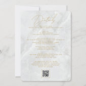 ELEGANTE KALLIGRAFIE EN LIJST GOLDEN CHIQUE BRUILO KAART (Achterkant)