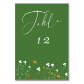 Elegante kalligrafie groene shamrock Ierse bruilof Kaart (Voorkant)