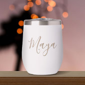 Elegante Kalligrafie lettertype aangepaste naam te