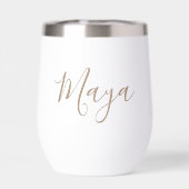 Elegante Kalligrafie lettertype aangepaste naam te (Achterkant)