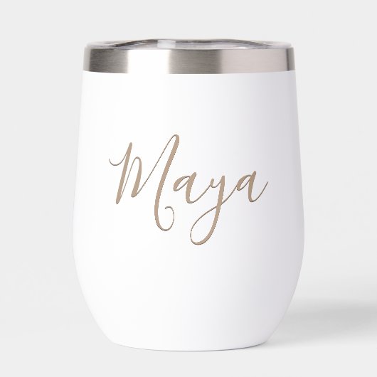 Elegante Kalligrafie lettertype aangepaste naam te (Achterkant)