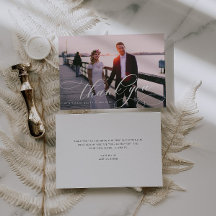 elegante kalligrafie met trouwfoto