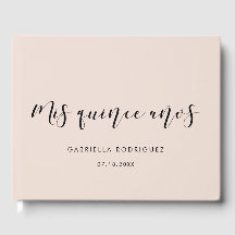 Elegante kalligrafie Mis quince años