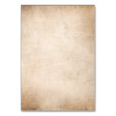 Elegante kalligrafie Naam perkament bruiloft Kaart (Achterkant)