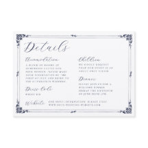Elegante kalligrafie rand huwelijksdetails