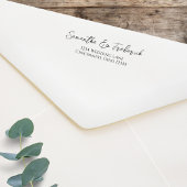 Elegante kalligrafie Retouradres Aangepast Zelfinktende Stempel