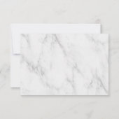 Elegante kalligrafie Script bruiloft RSVP (Achterkant)