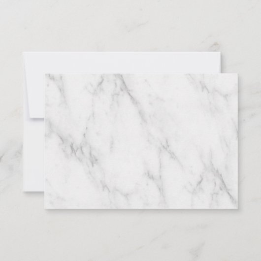 Elegante kalligrafie Script bruiloft RSVP (Achterkant)