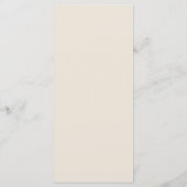 Elegante kalligrafie Toscaanse villa menu (Achterkant)