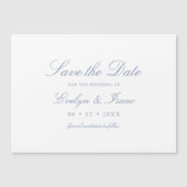 Elegante kalligrafie trouw save the date magneet (Voorkant)