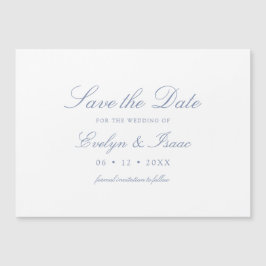 Elegante kalligrafie trouw save the date magneet