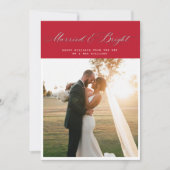 elegante kalligrafie vakantieaankondiging feestdagenkaart (Voorkant)