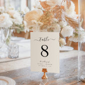 Elegante kalligrafie van witte kleur bruiloft kaart