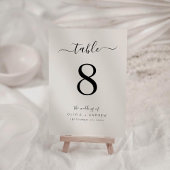 Elegante kalligrafie van witte kleur bruiloft kaart