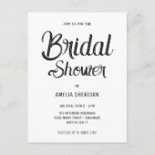 Elegante kalligrafie | VRIJGEZELLENFEEST Briefkaart (Voorkant)