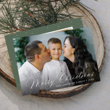 Elegante kalligrafie Vrolijk kerstfeest Sage 2 Fot