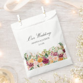 Elegante kalligrafie Waterverf Roos Flower Wedding Bedankzakje (Geknipt)