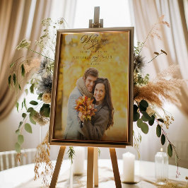 Elegante kalligrafie Welkom Poster