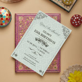 Elegante Kant 15e Verjaardag Uitnodigingen - Custo