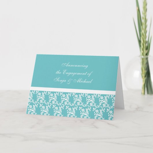 Elegante kant aankondiging (Voorkant)