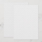 Elegante kant baby shower uitnodiging (Voorkant / Achterkant)