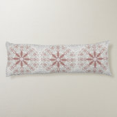 Elegante kant Bloemen Body Kussen (Achterkant)