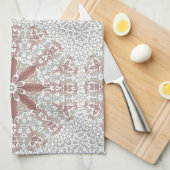 Elegante Kant Bloemen Keuken Handdoeken (Quarter Fold)