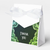 Elegante kant bruiloft uitnodiging bedankdoosjes (Voorkant Zijde)